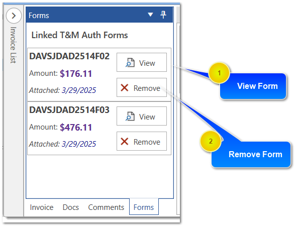 Linked Forms