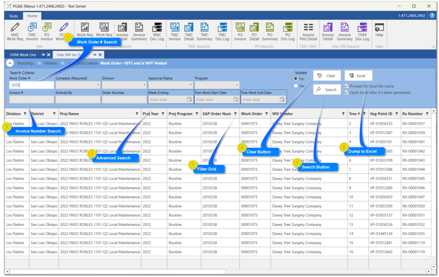 OVMT Invoice Detail