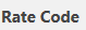 3. Rate Code