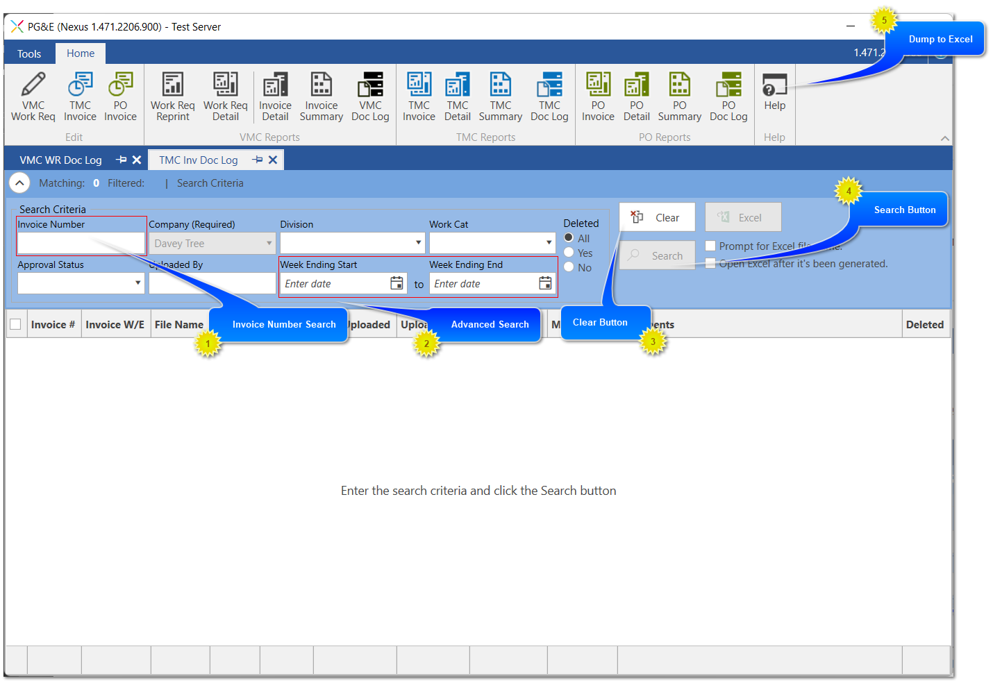 PO Document Log