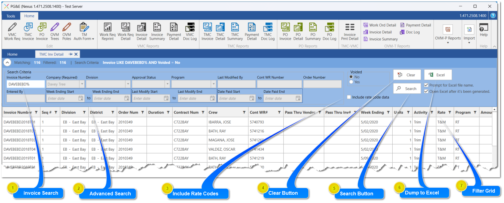 TMC Invoice Detail