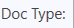 2. Select Document Type